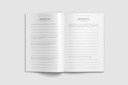 "I Want To Hear Your Story" Book - The Gift Your Family Will Love!